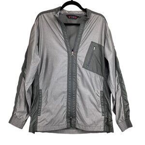 Pastelli Men’s Jacket SIze Medium Gray‎ Zip-Up Lightweight Italian